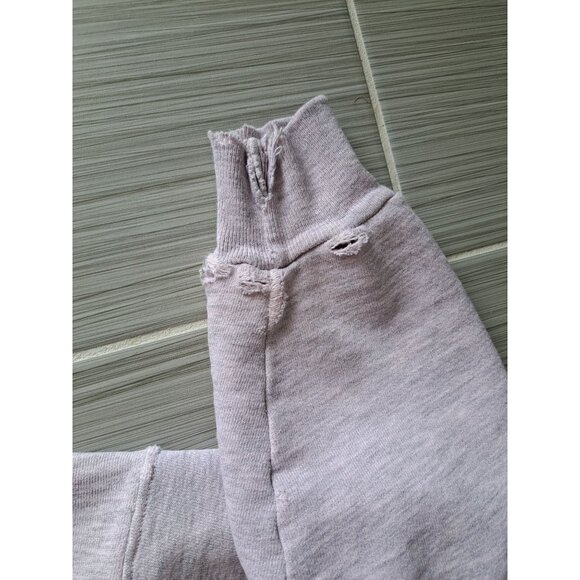 Vintage Jansport Butler University Cropped Crewneck Sweatshirt Distressed USA M - Picture 3 of 10